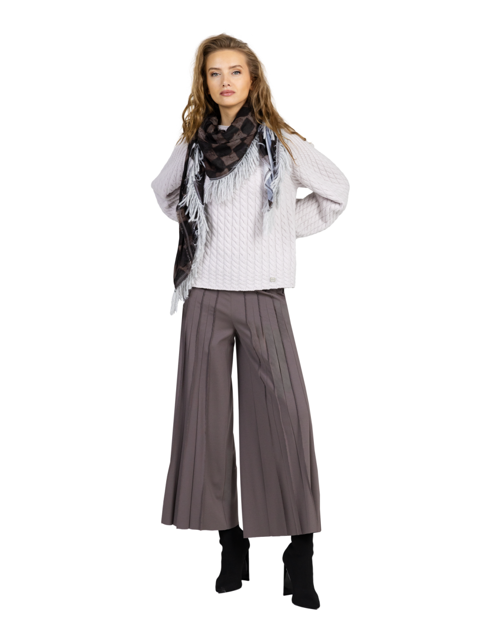 Spodnie Beate Heymann 2026-56 mocha ostania sztuka