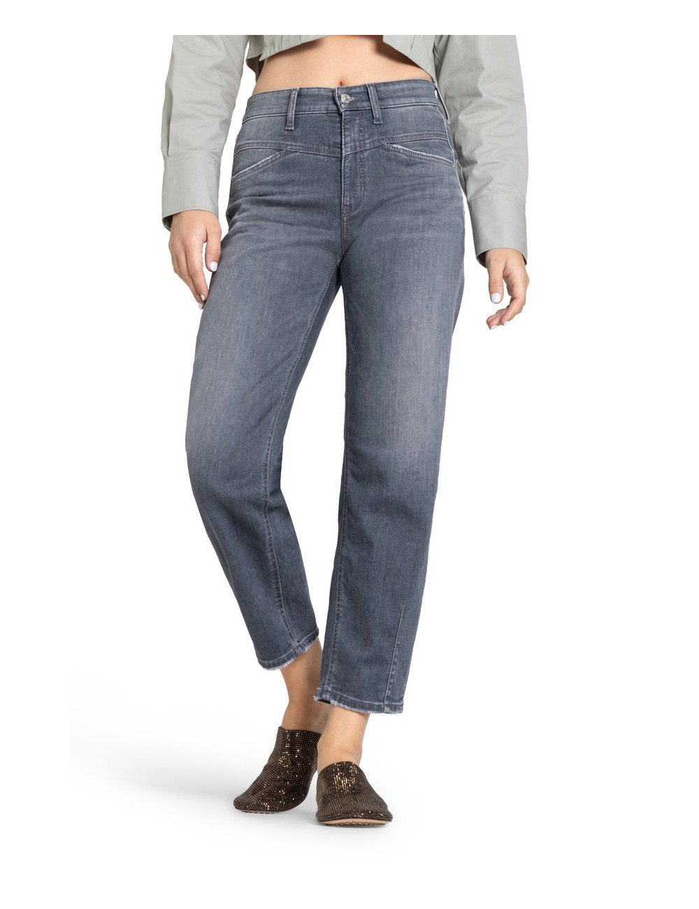 Spodnie Cambio jeans szare Elin ostatnie