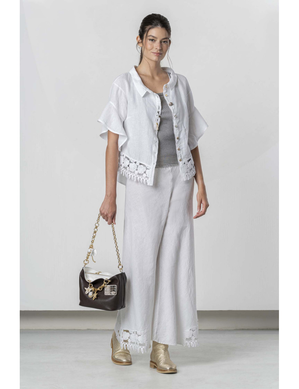 Spodnie Elisa Cavaletti 8201 white
