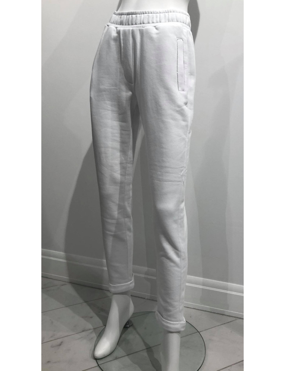 Spodnie Margittes 46730 białe